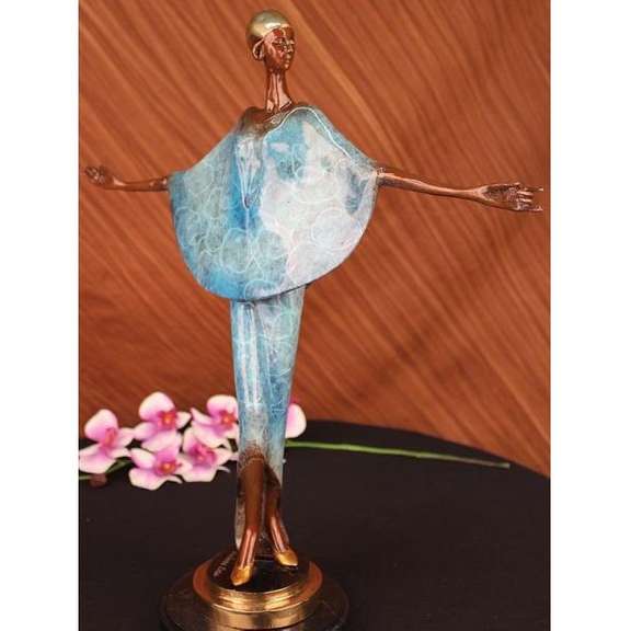 Classy Girl Bronze Sculpture