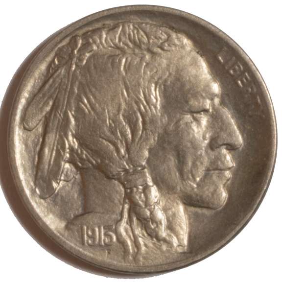 Gem BU 1913 Raised Mound Buffalo Nickel