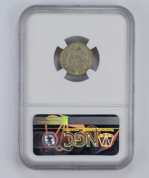 MS62 1912 Barber Silver Dime - NGC Graded