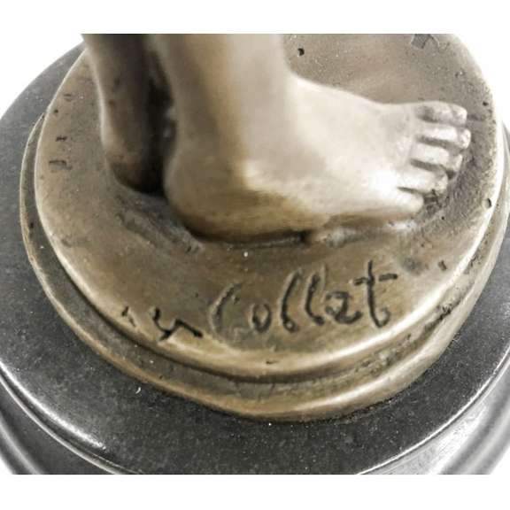 Female Classical Portrait Bronze Sculpture