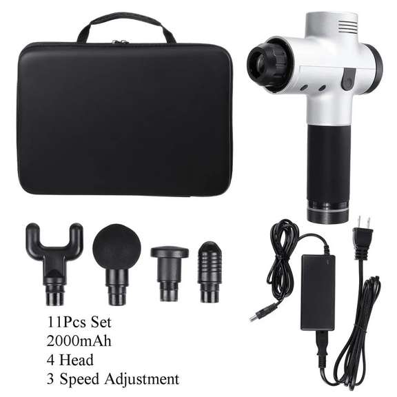 12.6V 2000mAh Massage Gun 4 Head