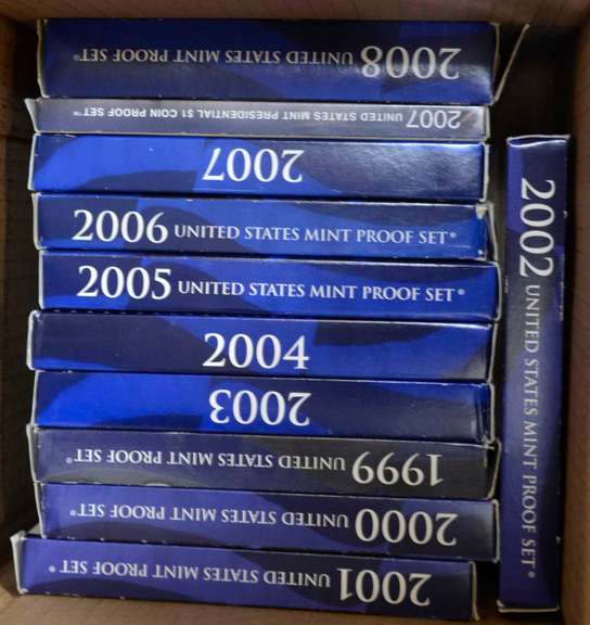 United States Mint Proof Sets 1999-2008