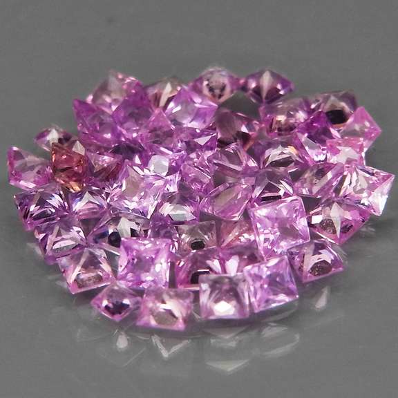 Rare HEATED ONLY 2.70ct pink Sapphire set