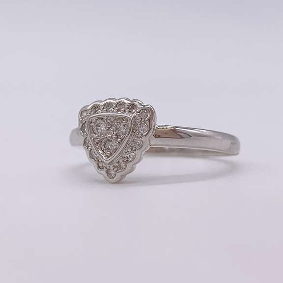 14kt White Gold Diamond Ring