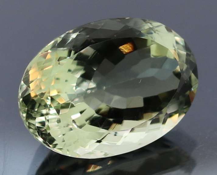 Brilliant 16.37ct natural platinum green Amethyst