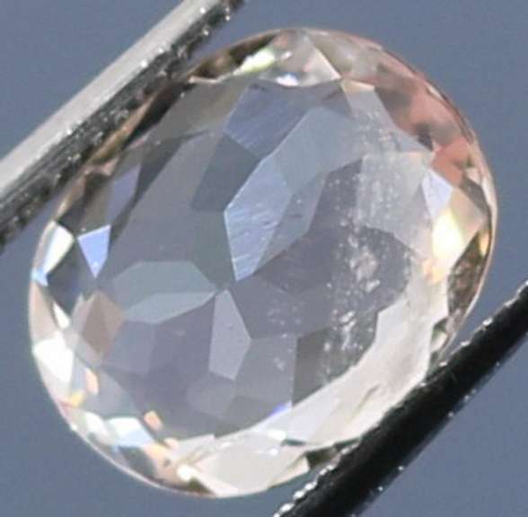 Elegant 1.38ct UNTREATED platinum pink Morganite