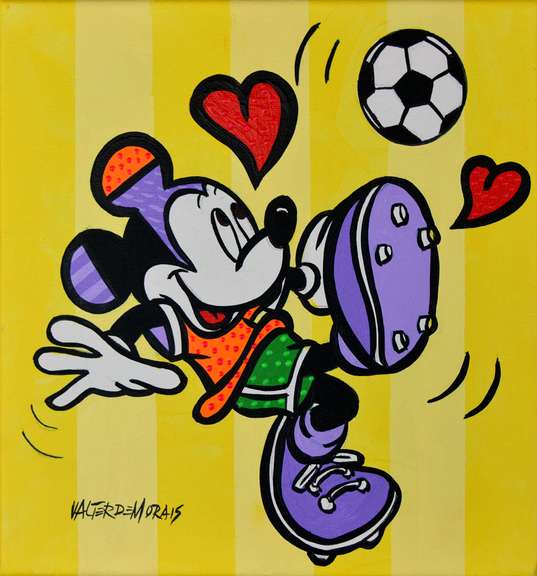 Morais Kick it Back  Original Acrylic