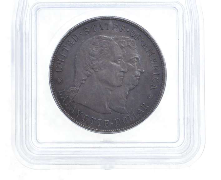 MS60 1900 Erection Of Lafayette Monument Commem. Silver Dollar ICG