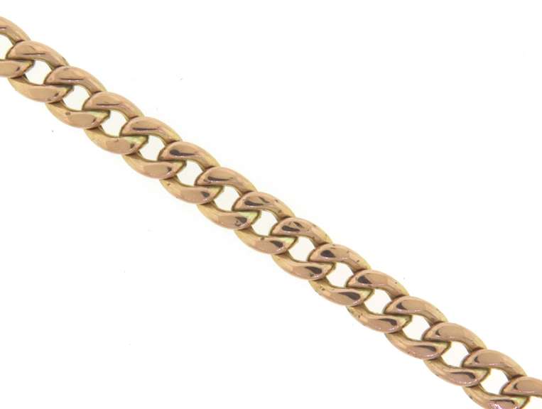 Chic 14kt RG Open Curb Link Bracelet
