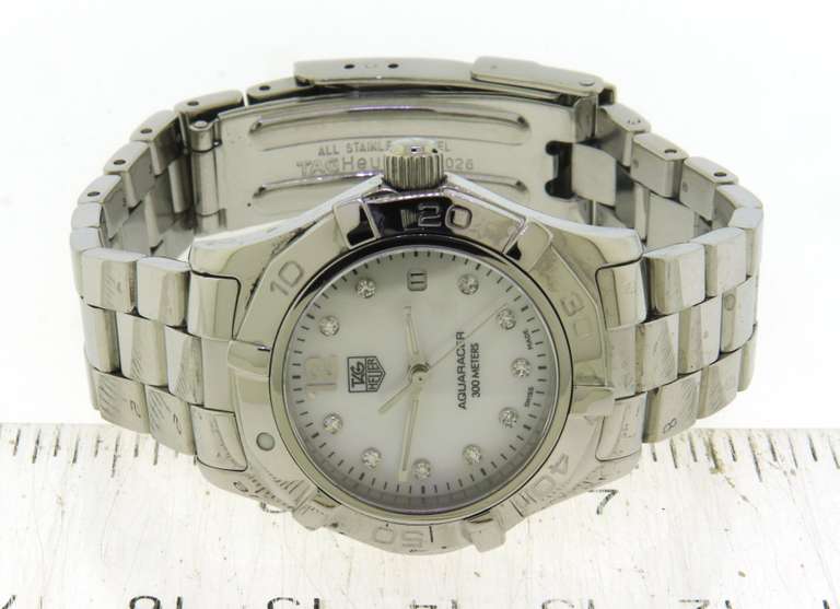 Tag Heuer Aquaracer Diamond Mop Watch