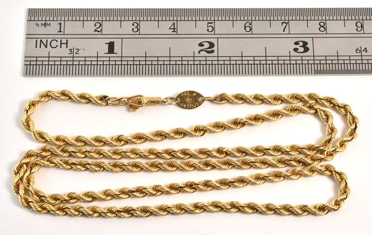 Popular Silk Rope Necklace