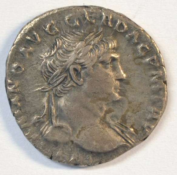 Very scarce Trajan Roman Silver Denarius. 98-117 AD. Nice