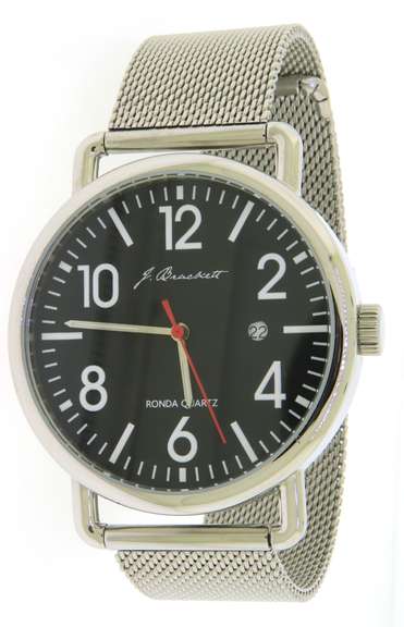 J. Brackett SS Ronda Quartz Watch