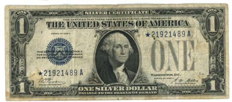 Scarce 1928-A Series $1 Silver Certificate STAR note
