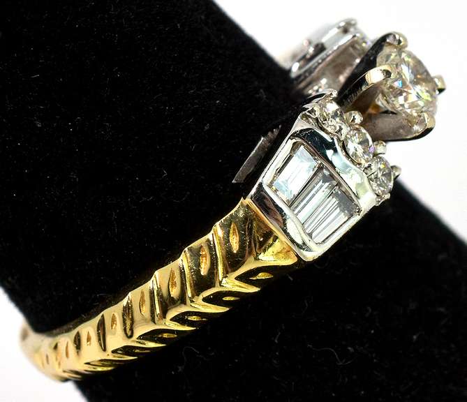 Regal 0.64CT Diamond Ring in 14KT 2-Tone Gold