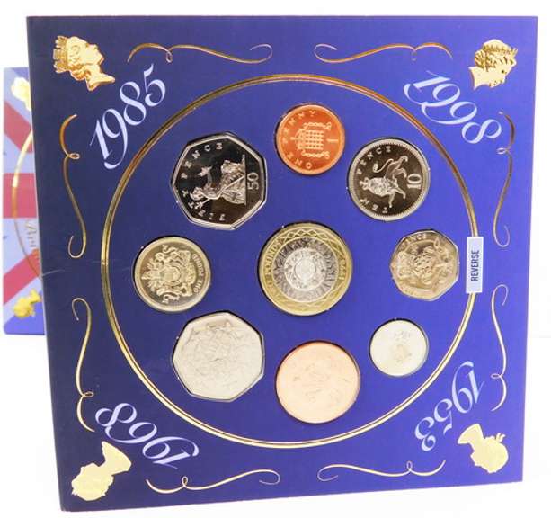 1998 UK Uncirculated Portrait Change Coin Set