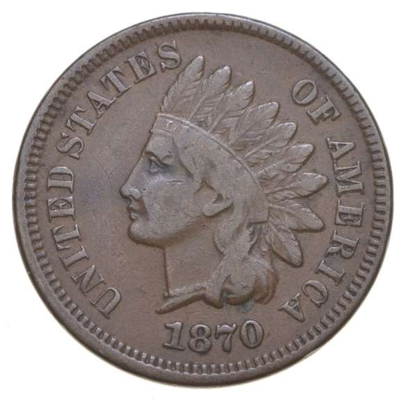1870 Indian Head Cent