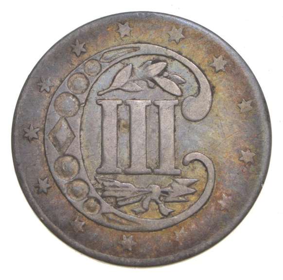 1858 Silver Three-Cent Piece