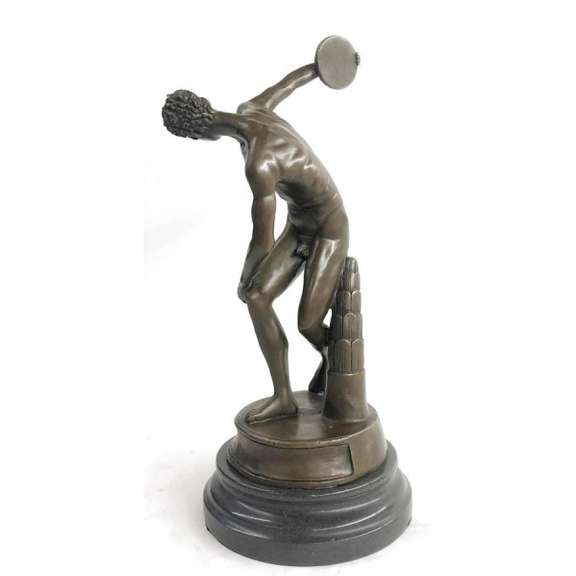 Discus Thrower Bronze Sculpture