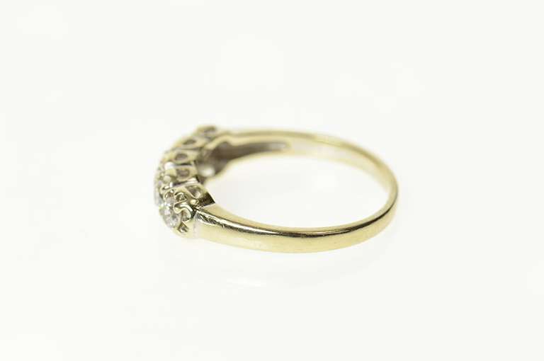 14K White Gold Cubic Zirconia Classic Wedding Band Ring