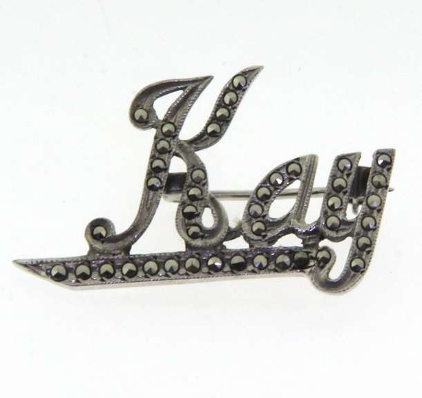 Sterling Silver Kat Brooch