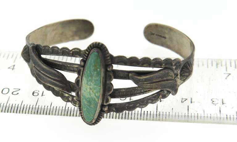 Turquoise Sterling Silver Cuff Bangle