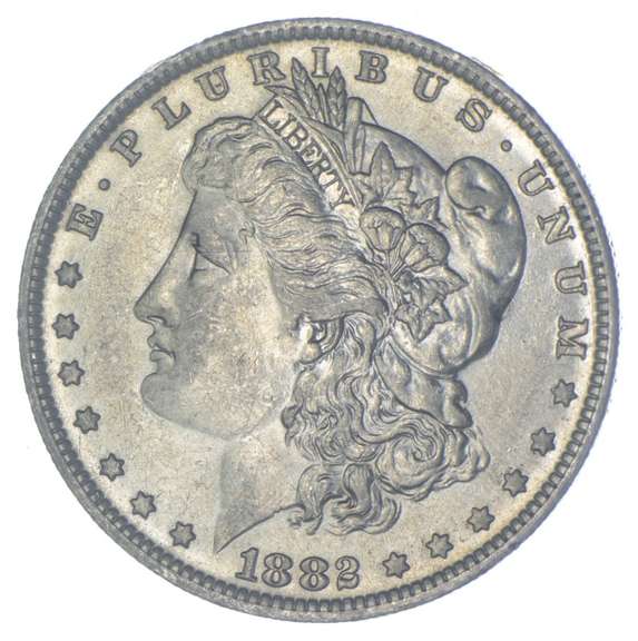 1882-O/S Morgan Silver Dollar