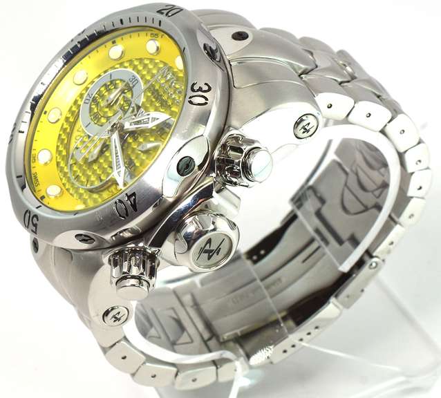 Yellow Dial Invicta Reserve Chronograph Watch