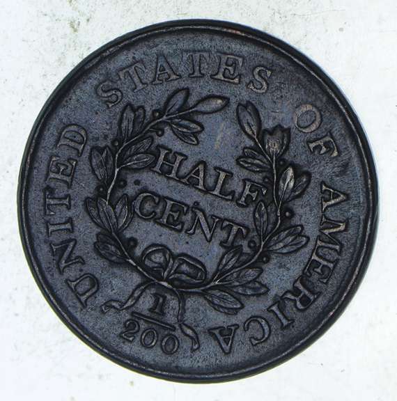 1804 Draped Bust Half Cent - Sharp