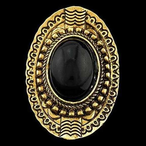 FASHION BLACK STONE RING