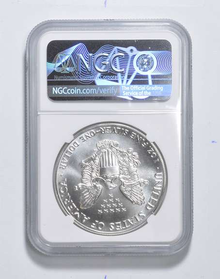 MS70 1988 American Silver Eagle - Graded NGC