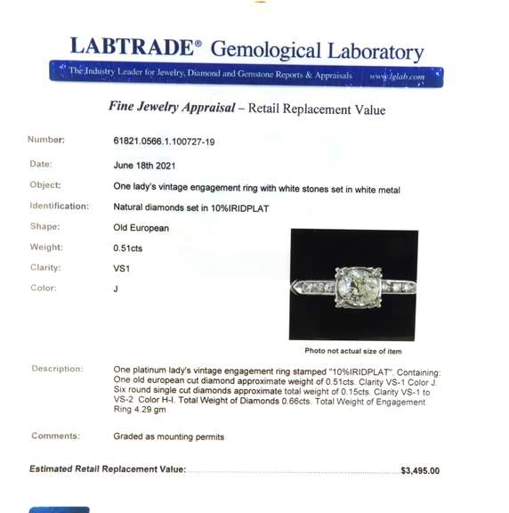 Sparkling Platinum Diamond Engagement Ring