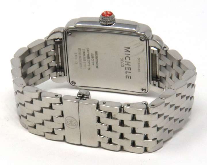 Michele Deco 16 Mop Diamond Dial Watch