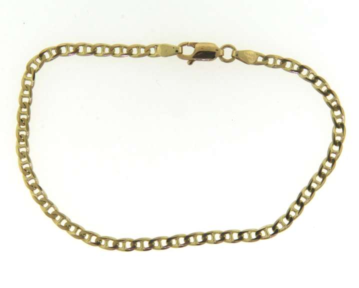 Simple Yellow Gold Gucci Link Bracelet
