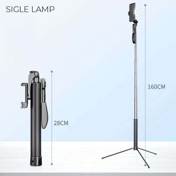 Aluminum Alloy Selfie Stick Tripod Anti-shake Handheld