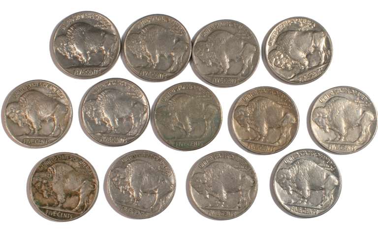 13 1937 Near Unc Buffalo Nickels