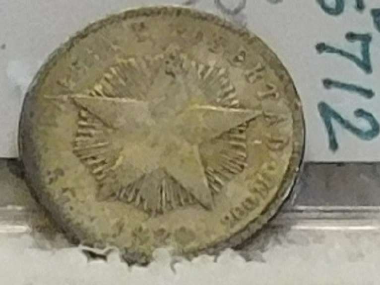 Cuba: Silver 1920  20 centavos, circ