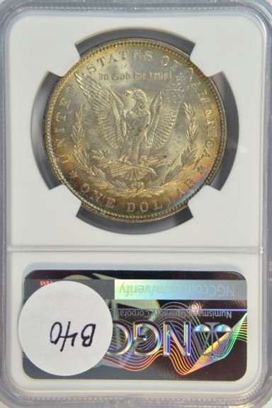 Beautiful Choice BU 1885 Morgan Silver Dollar. NGC MS63