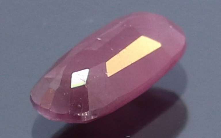 Unheated! 2.55ct enlongated oval cut Ruby