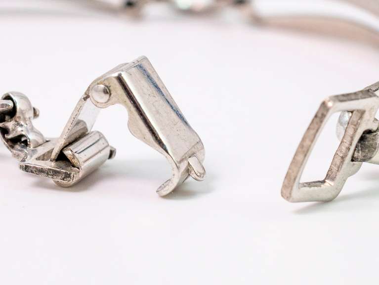 Fancy Long-Link Bracelet in Sterling Silver