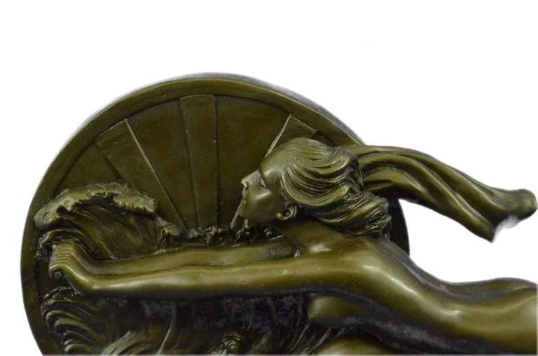 Nude Girl Bronze Sculpture