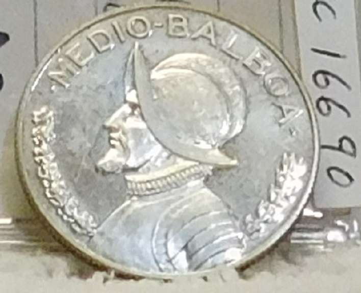 Panama 1970  1/2  Balboa PROOF Sil 400 fine