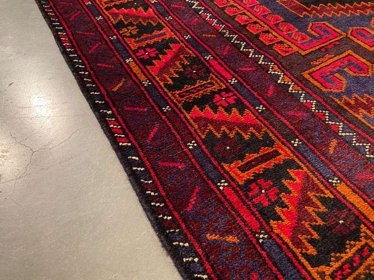 MAGNIFICENT AFGHAN RUG 4x6.8