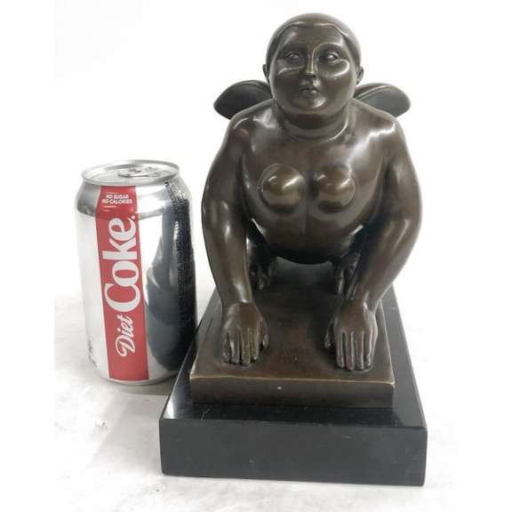 Greek Sphinx Bronze Sculpture