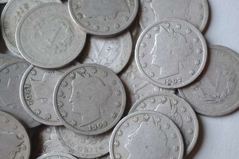 60 Full Rim  Liberty  V Nickels