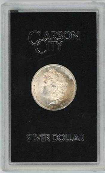 Choice BU 1884-CC Morgan Silver Dollar in GSA pack