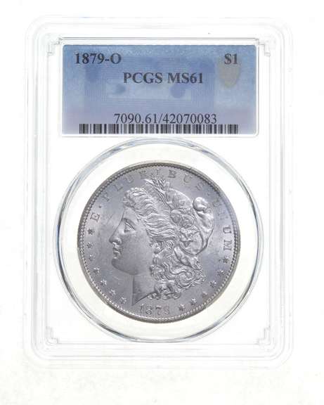 MS61 1879-O Morgan Silver Dollar - Graded PCGS