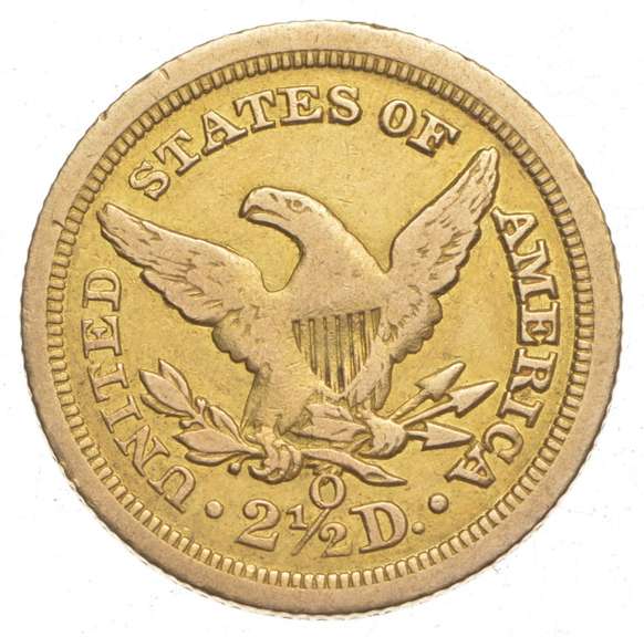 1846-O $2.50 Liberty Head Gold Quarter Eagle