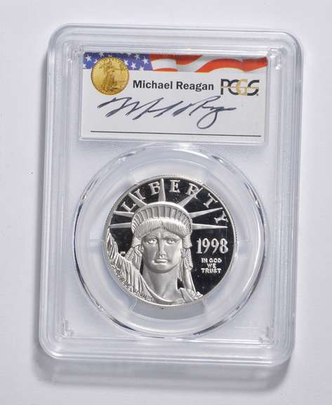 PR69 DCAM 1998-W $100 Statue Of Liberty 1 Oz .999 Fine Platinum - PCGS