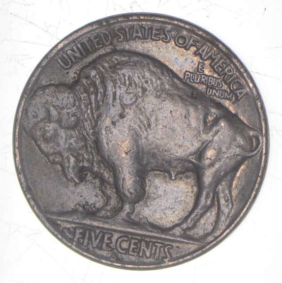 1927-S Indian Head Buffalo Nickel